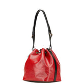 ルイ ヴィトン エピ プチノエ ショルダーバッグ M44172 カスティリアンレッド ノワール レザー レディース LOUIS VUITTON 【中古】